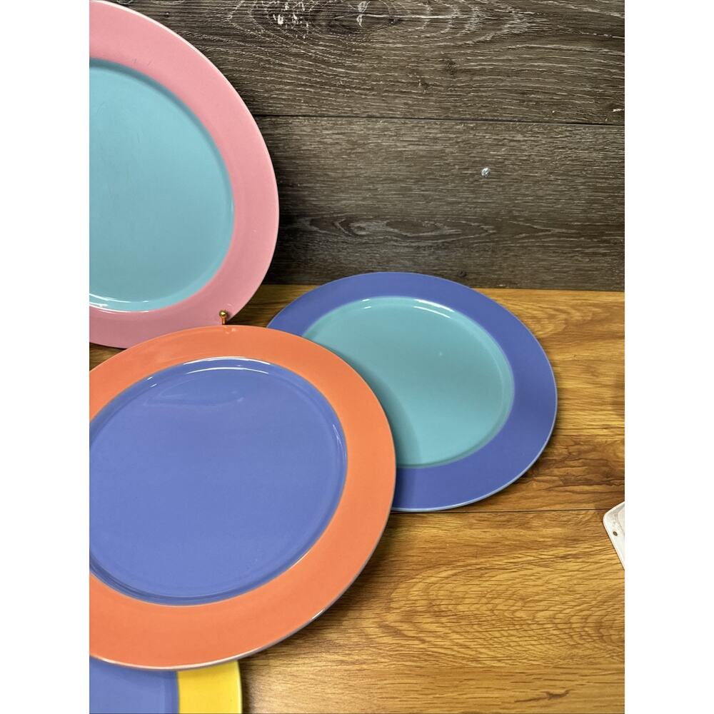 Vintage Lindt Stymeist Colorways 11” Dinner Plate original Japan ~Set Of 6 - Picture 4 of 9
